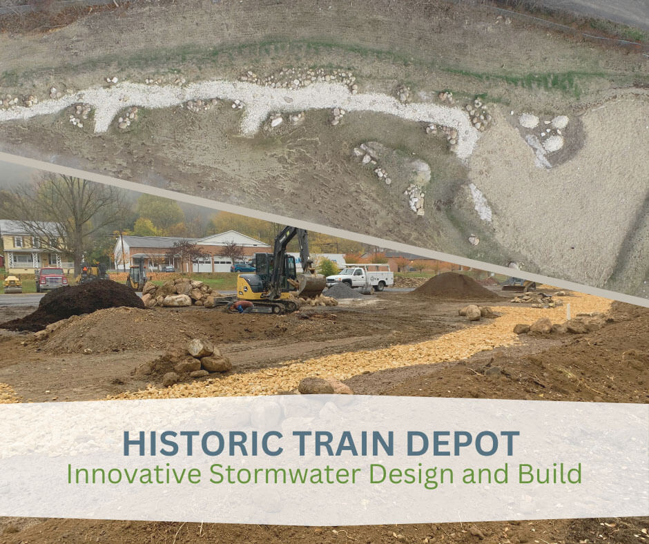 Historic Train Depot Innovative Stormwater Design and Build
